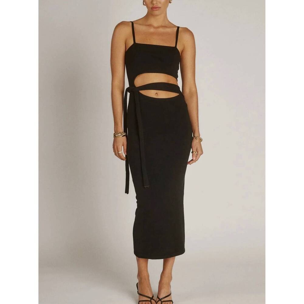 NEW SNDYS. pallas dress in black